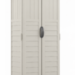 Vertical Storage Shed Kit 22 Cu Ft Vanilla