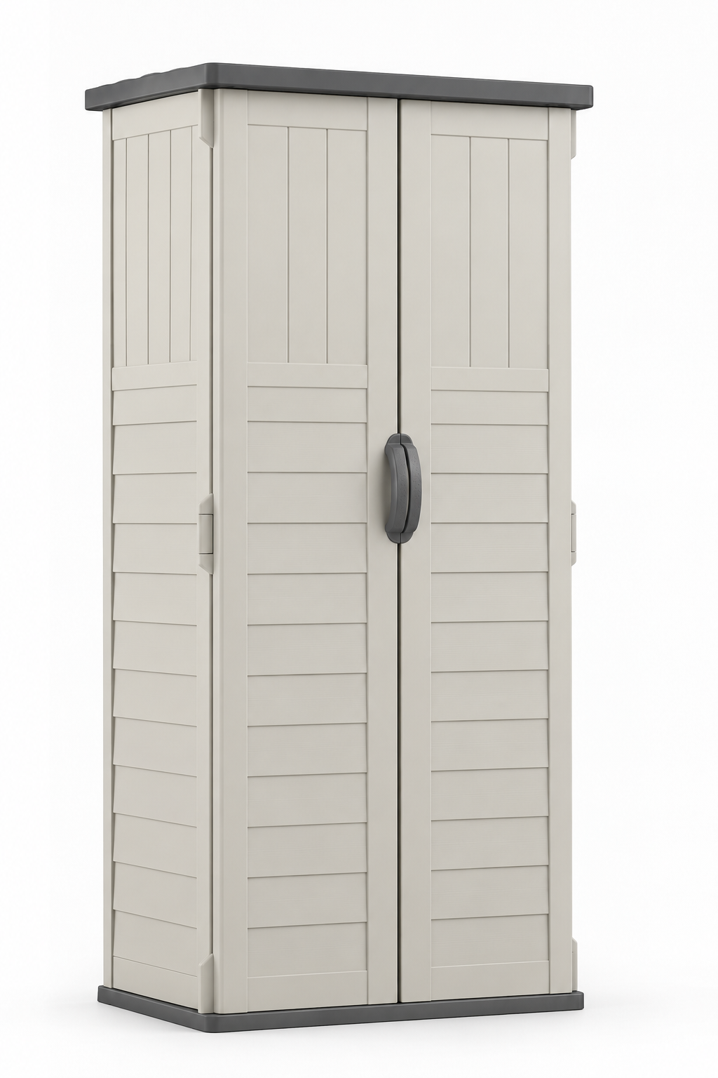 ChatGPT Image Sep 24, 2026, 04_10_02 AM Vertical Storage Shed Kit 22 Cu Ft Vanilla - Image 1