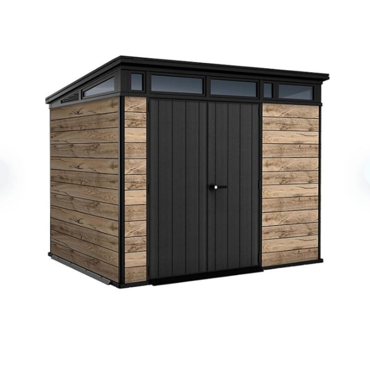 Signature Pine/Graphite DecoCoat Shed 9×7