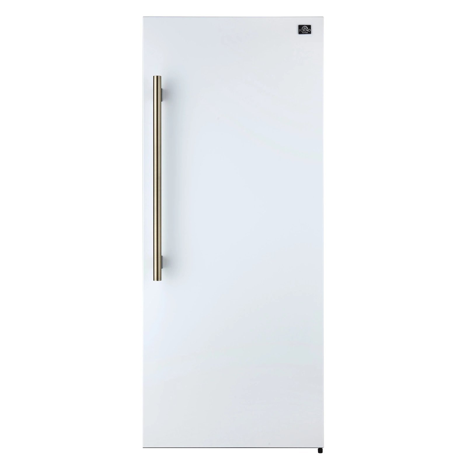 FORNO Maderno 28-Inch Built-In Convertible Refrigerator Freezer, 13.6 Cu. Ft., Right Swing, White with Antique Brass Handle (FFFFD1722-28WHT-RS) - Image 4